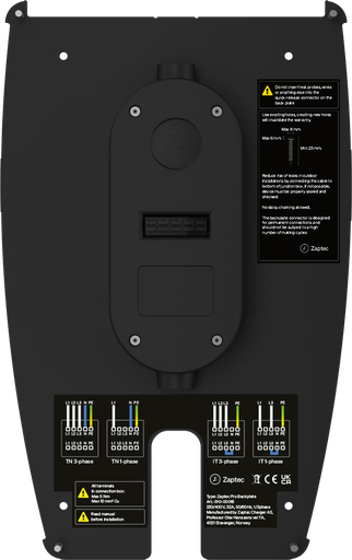 Zaptec Backplate