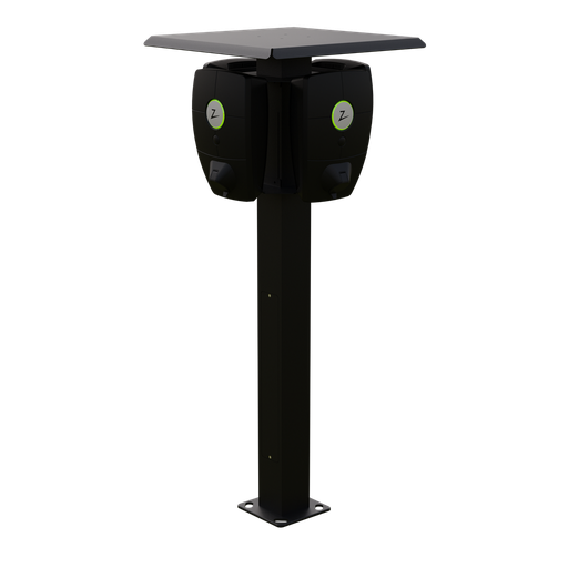 Zaptec Pro - Poteau Onepole - Quattro